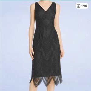 Nanette Lepore- size 4- black lace cocktail or wedding guest dress